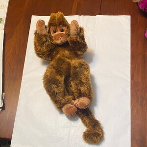 Ty Mischief Monkey plush. Jointed. 1995. Perfect condition. Damaged tag.